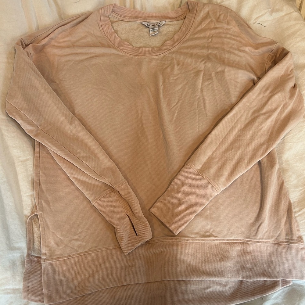 Athleta Blush Pink Long Sleeve Top